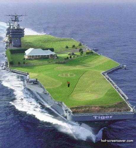 Golf with a sea breeze
