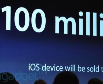 Apple Approaching 100 Million iPhones, iPod Touches, And iPads Sold