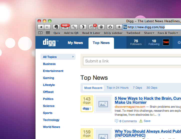 The New Digg And The Future Of Social News