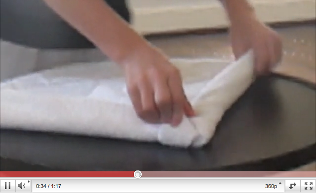 Video: how to create a towel horn..