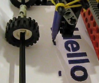 Truly Amazing – The Lego Felt Tip Printer
