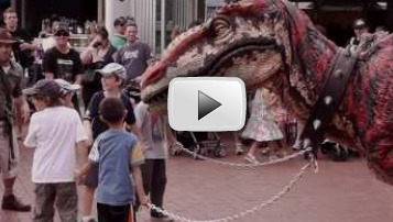 Probably the closest thing to real life dinosaurs you’ll ever see…