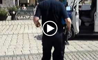 want entertainment in Sweden? Turn your camera on a policeman.