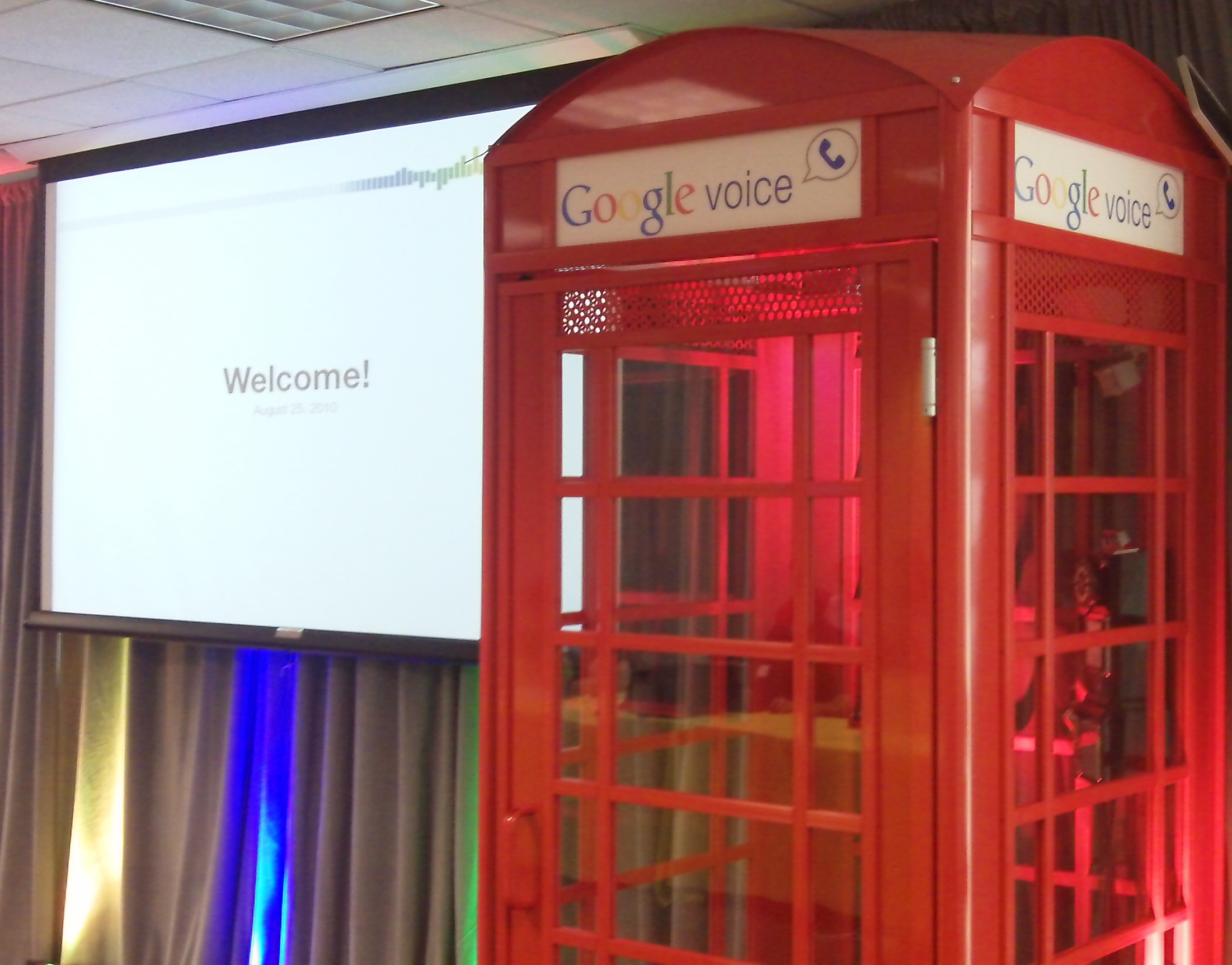 Video: The Google Voice Phone Booth