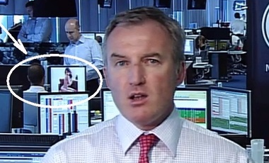 Busted…In the newsroom .
