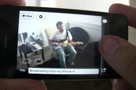 Justin.tv updates for iOS4; now has live video recording for iPhone 4 and 3GS