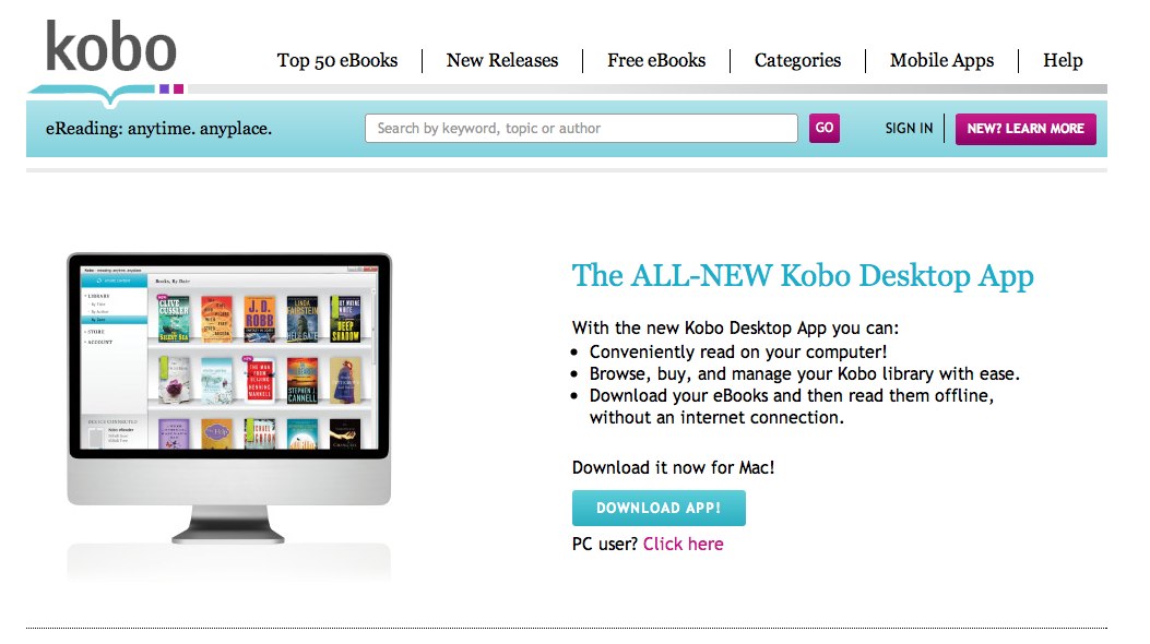 kobo desktop app for mac