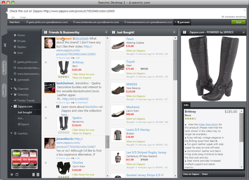 Seesmic Desktop 2 launches with over 40 social media services, Mac OS X version