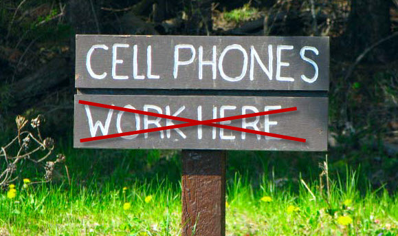 “Best” AT&T wireless network coverage area is anything but.
