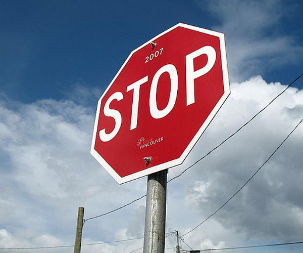 stop sign image by mike wu