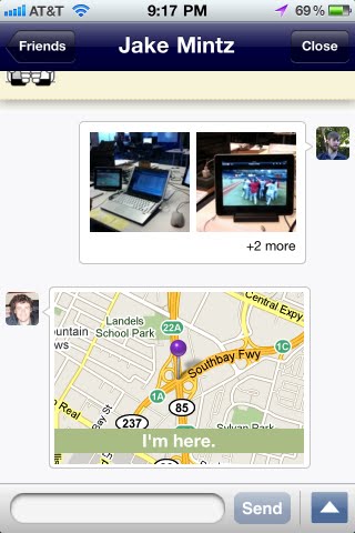 Bump iPhone app now lets you send “location snapshots” to friends