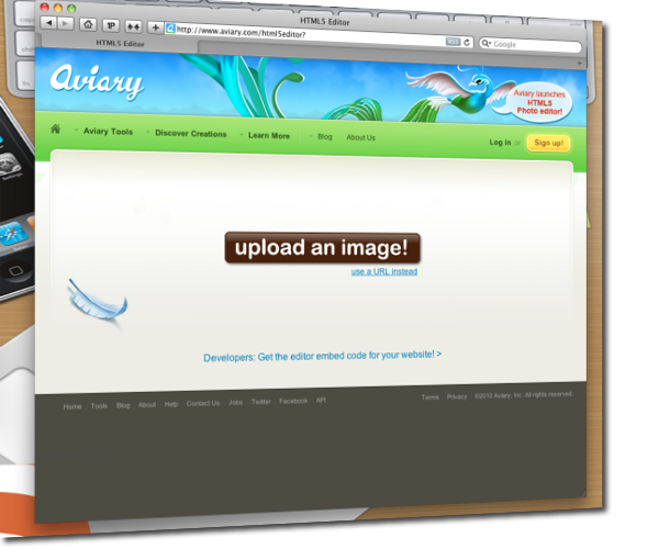 Aviary puts a Feather in its cap with an HTML5 photo editor