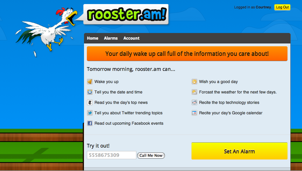 Rooster.AM: a crazy new alarm clock that wakes you up with the top Twitter and social media news