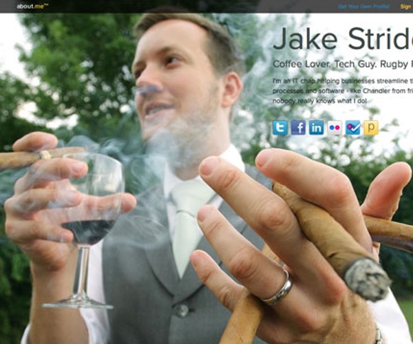 About.me wins the taste test over its profile page competitor Flavors.me