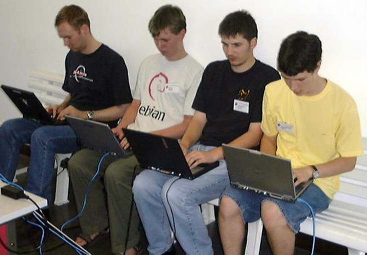No, Microsoft has not banned open source from the WP7 Marketplace