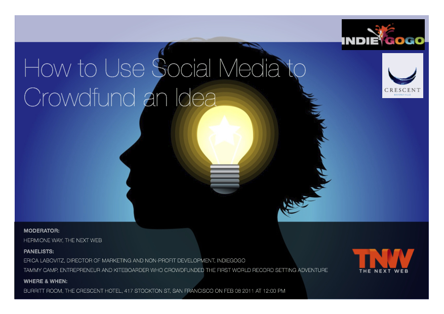 Want to know how to use social media to crowdfund an idea?