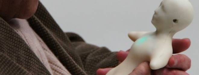 Meet Elfoid: the fetus-like robot that’s also a telepresence phone
