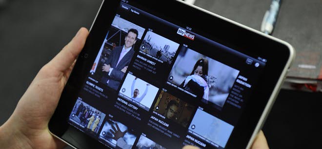 Sky News launches iPad app, and a huge investment in tablet-based TV news