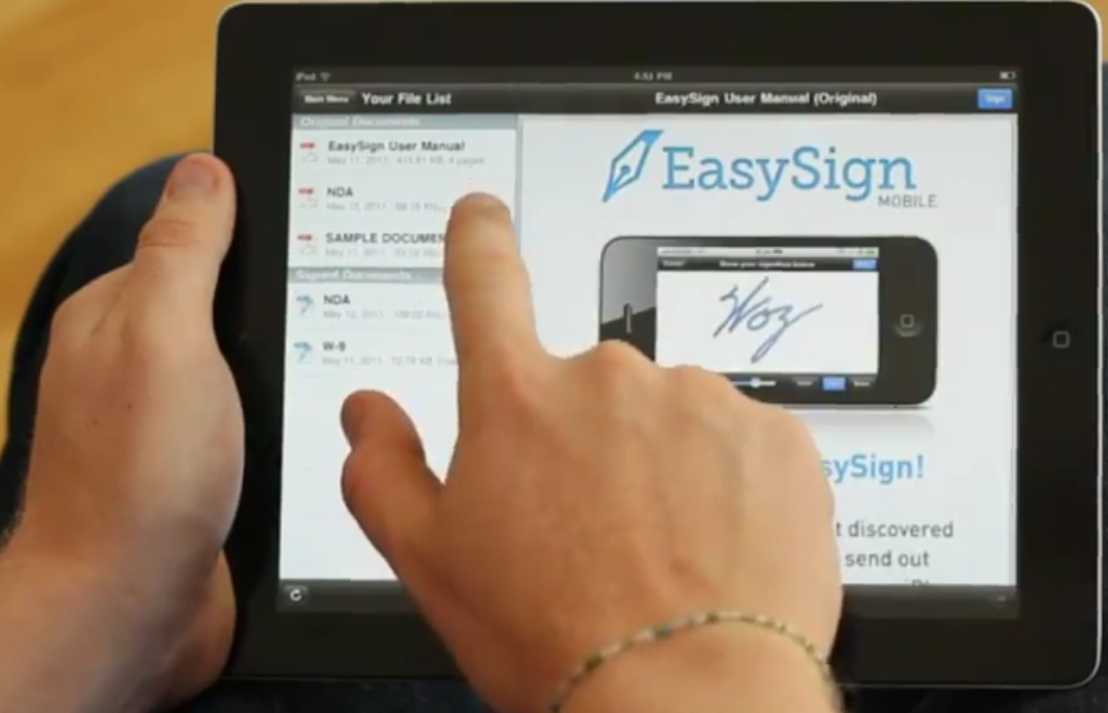 EasySign: A free iOS app for signing PDFs as you go