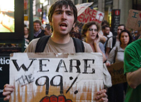 Over 100K different hashtags used to discuss Occupy Wall Street on Twitter