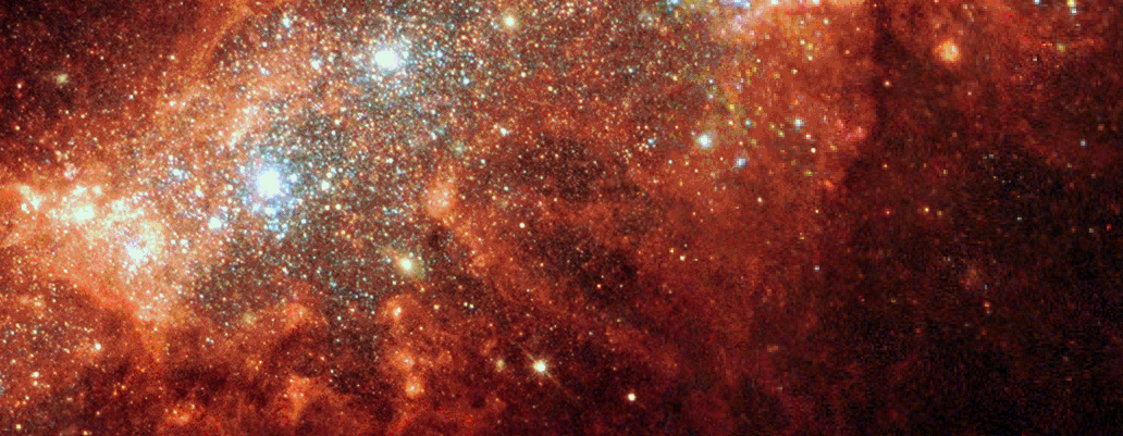 Take a trip to the center of our galaxy and watch a black hole in action