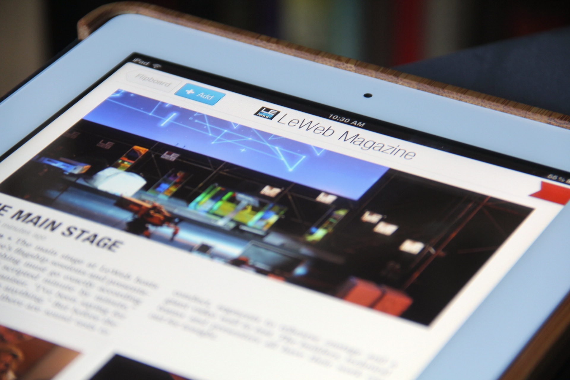 Experience LeWeb with the first ever conference magazine for Flipboard, from Fotopedia