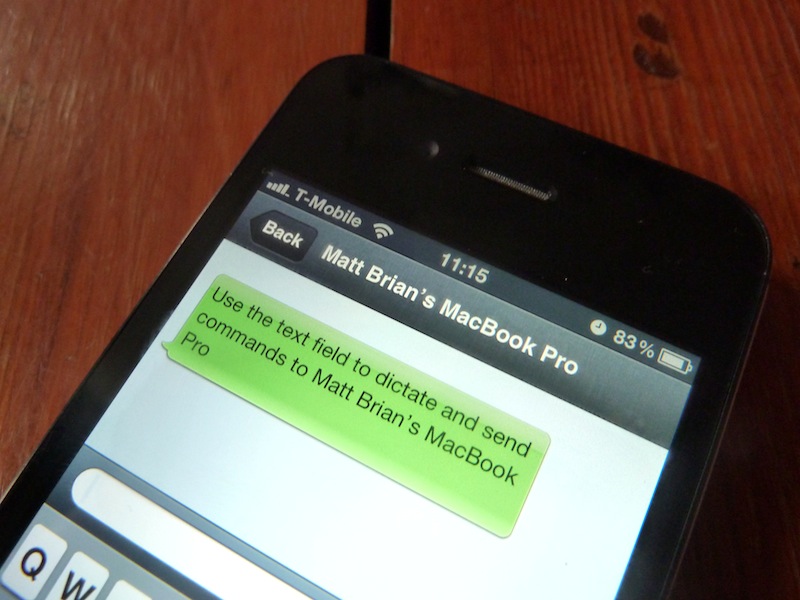Control your Mac, Siri-style with your iPhone 4S and the Vocal app