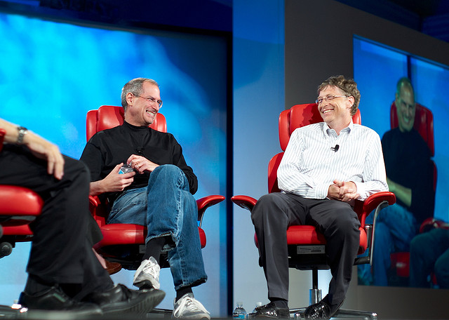 Steve Jobs kept a letter written to him by Bill Gates by his bedside