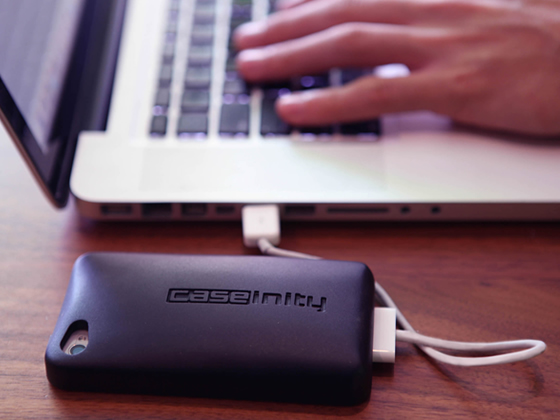 This clever iPhone case helps make sure that you never run out of battery