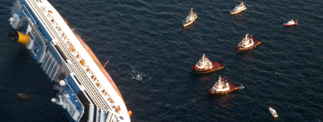 How would you react if you owned sunken ship Costa Concordia?