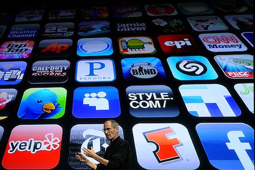 A new record high of 1.2 billion apps were downloaded in last week of 2011