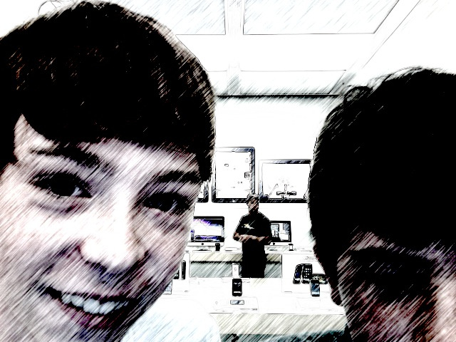 Artist uses 1,000 self-taken photos by Apple Store shoppers for art exhibition