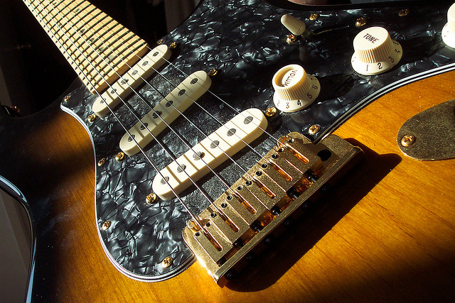 The Tabber LED guitar sleeve makes learning guitar as much fun as singing karaoke