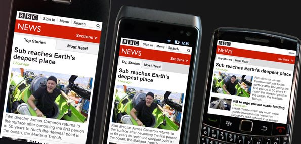 The BBC rolls out new ‘responsive’ mobile site, tailoring news layout to suit multiple devices ...