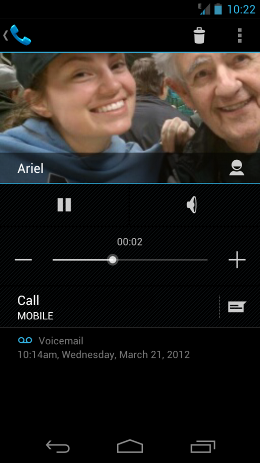visual voicemail enhanced caller