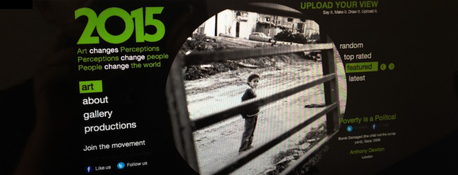 2015: A social art movement tackling poverty, one image at a time