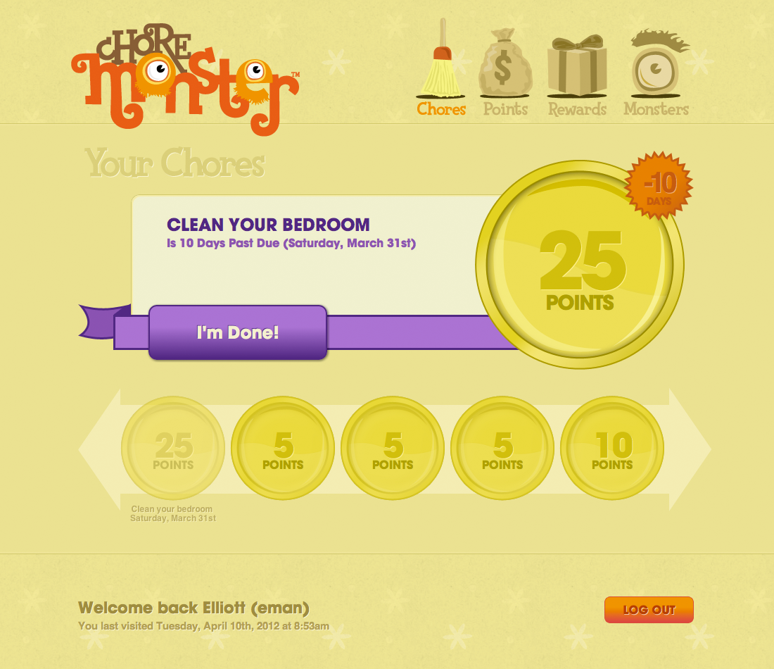 ChoreMonster Makes Chores Fun for Kids [Invites]