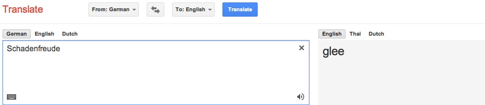 google translate german