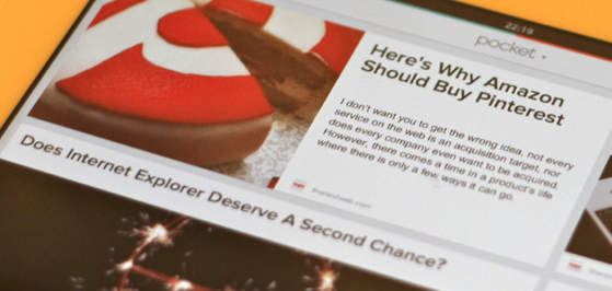 Read It Later rebrands as “Pocket”, goes free. Lets its 4.5m users save articles, videos, ...