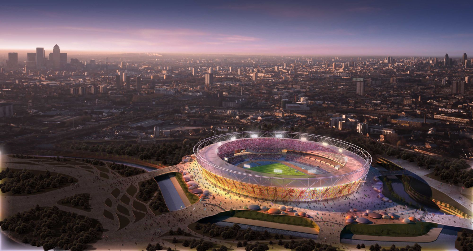 Check-in at Olympic stadiums on Foursquare to get a special badge, and location-based fitness tips