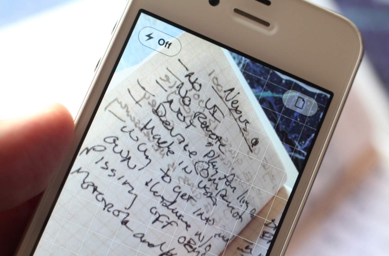 The already great Scanner Pro gets iCloud syncing and shiny new iPhone interface
