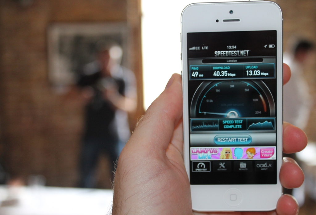 Here’s how the iPhone 5 fares on EE’s new UK 4G network