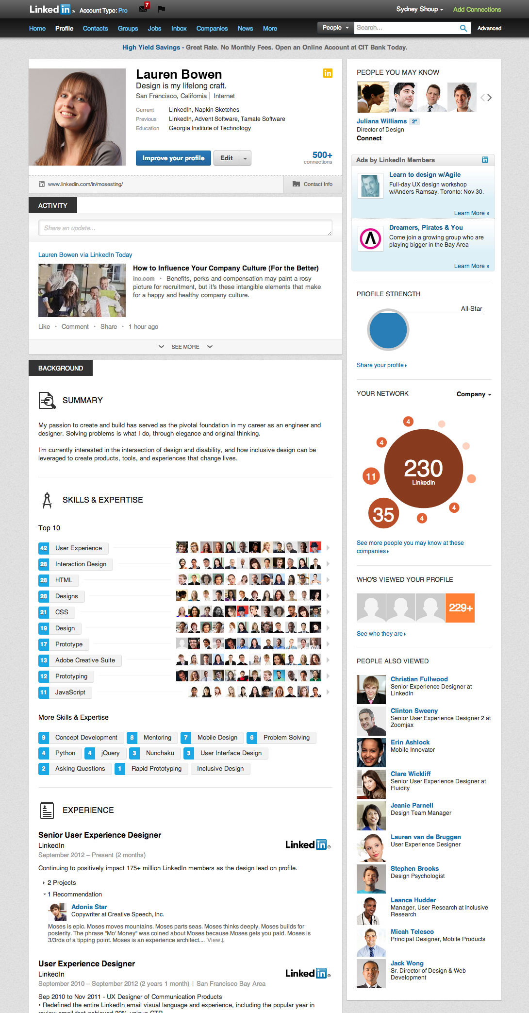 With 32M Members, LinkedIn Rolls Out New Profiles To Engage Networks