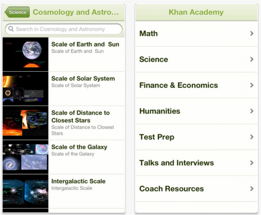Khan Academy iOS App