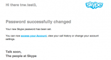 how to change skype password if you are still logged in