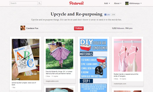 Candace Fox's upcycling projects board on Pinterest
