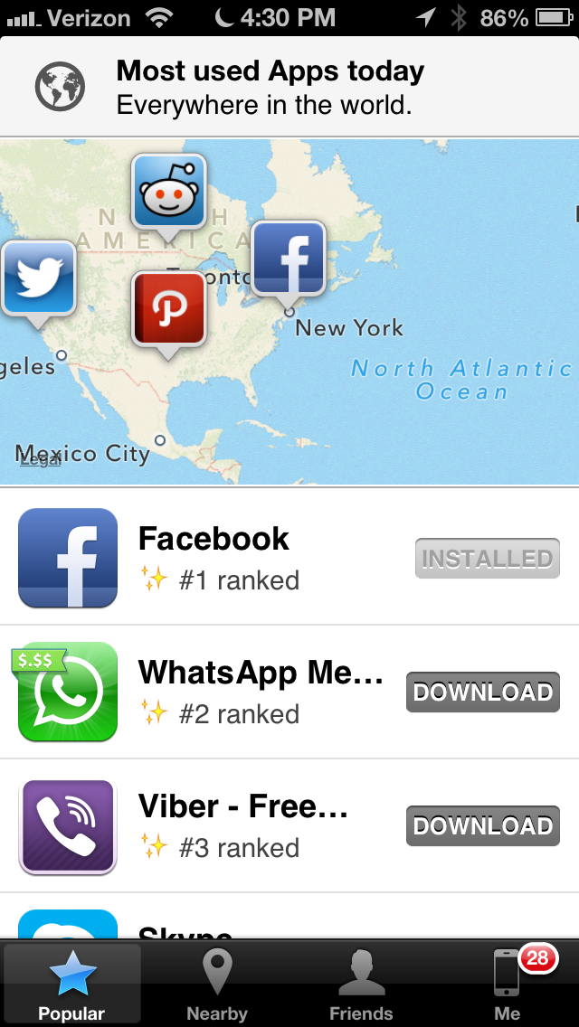 App Map Lets You Find Apps Used Near You