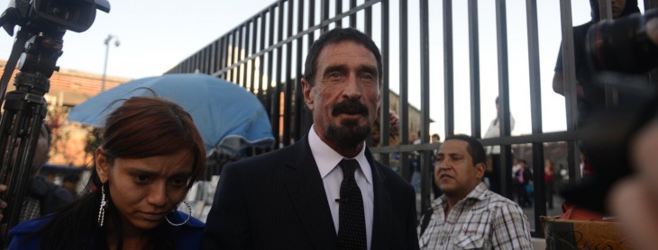 Crazed John McAfee’s blog claims that Vice helped get him arrested, now pursuing legal options