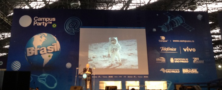 Buzz Aldrin remembers the moon’s magnificent desolation as he calls for missions to Mars