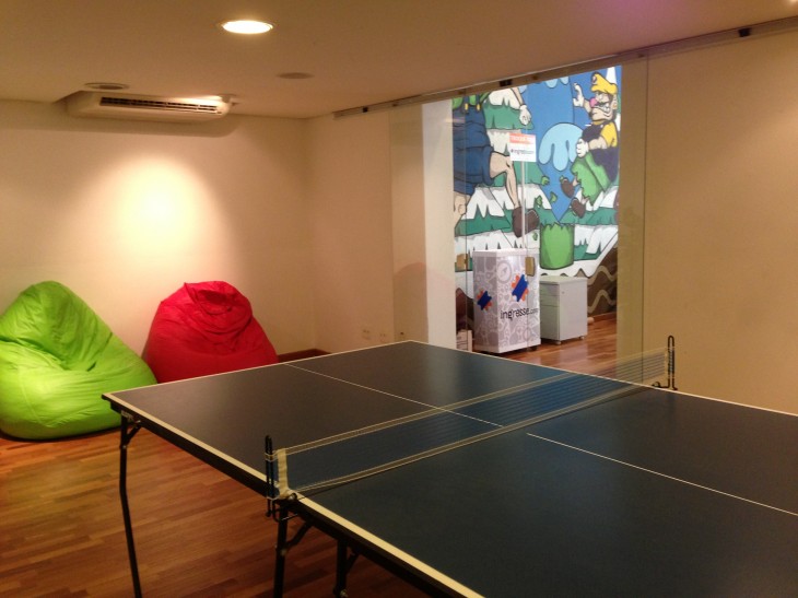 Startup Mansion ping-pong